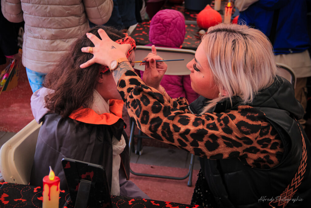 Halloween à Royan - du maquillage pour les enfants